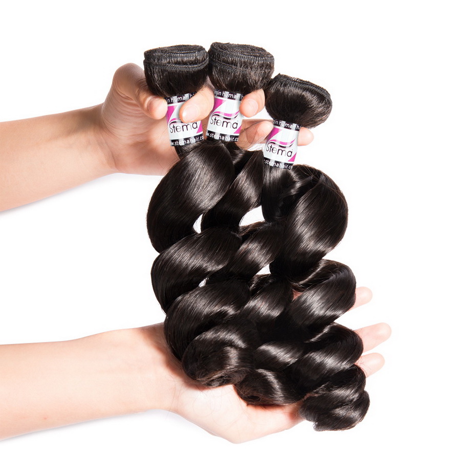 Stema 10A Loose Wave Virgin Human Hair Bundles